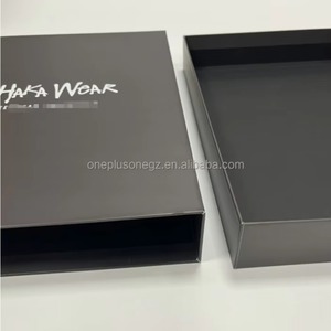 Luxury Custom Printed Logo Box Matte Lamination for Clothing Rigid Paper Cardboard Glossy Foil Drawer Handle for <b>Fur</b> Gift - Product Image 2