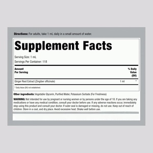 Extracto Líquido de Raíz de Jengibre de Máxima Absorción de Marca Privada para la Salud Intestinal, Suplemento Natural Antiinflamatorio, Suministro al por Mayor - Product Image 2