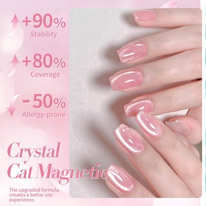 BORN PRETTY - Esmalte de <span class=keywords><strong>Uñas</strong></span> Magnético con Efecto Ojo de Gato, Color Rosa Brillante, No Tóxico, Libre de Crueldad, Gel de <span class=keywords><strong>Uñas</strong></span> con Efecto Ojo de Gato Cristalino - Product Image 3