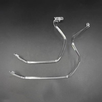 Tube lumineux en acrylique LED Fiber DRL pour phare de BMW Série 1 F40 Série 2 F44 Nouveau logo de voiture Barre lumineuse Plaque de guidage Lumière de voiture