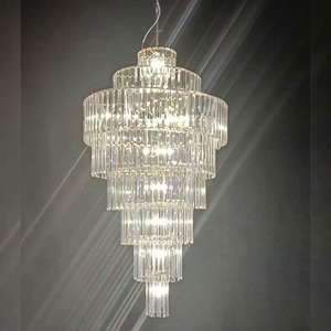 Candelabro de cristal de lujo de estilo nórdico, luz de techo de ambiente Simple para dormitorio de Hotel, restaurante, decoración de eventos de boda - Product Image 3