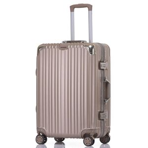 Aluminum Frame Travel Trolley With Silent Wheels 20, 22, 24, 26 Inch Durable <strong>Hard</strong> <strong>Shell</strong> Customized Traveling <strong>Suitcase</strong> Luggage - Product Image 2