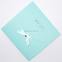 Enveloppe en papier kraft personnalisée bon marché, boîte cadeau pour foulard hijab