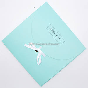 Enveloppe en papier kraft personnalisée bon marché, boîte cadeau pour foulard hijab - Product Image 5