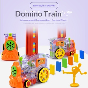 Train <span class=keywords><strong>électrique</strong></span> de dominos de style TikTok, distributeur automatique de cartes, modèle 2006A, boîte couleur - Product Image 1