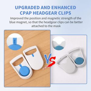 Clips de fixation pour casque CPAP compatibles avec <span class=keywords><strong>ResMed</strong></span> <span class=keywords><strong>Airfit</strong></span> F20 <span class=keywords><strong>N20</strong></span> F30 F30i F40, clips de remplacement magnétiques en gros - Product Image 1