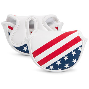 USA Mallet Putter Cover Headcover Magnetic <b>Golf</b> Head Covers Headcovers <b>Golf</b> Club Protective Equipment Cover - Product Image 6