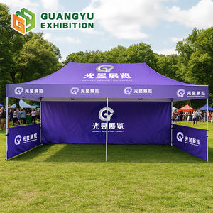 Tente Imperméable 3x3m avec Impression de Logo Personnalisé pour Événements, Petit Stand de Marché aux Puces, Étalage Extérieur, Tentes de Salon Professionnel, Tentes de Stand Alimentaire - Product Image 5