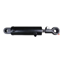 Cylindre hydraulique à économie d'énergie de bras de cylindre de pression d'huile personnalisé à double effet en acier au carbone de haute précision