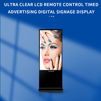 Pantalla LCD Publicitaria de 43 Pulgadas con Reproducción Automática Continua (24/7), Señalización Digital de Pie para Uso Comercial