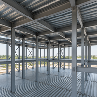 Bâtiments de bureaux modulaires en acier avec composants préfabriqués, grossiste en bâtiments industriels à structure métallique clé en main