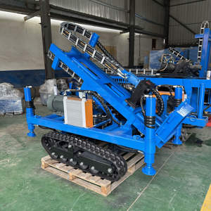 جهاز حفر بئر <span class=keywords><strong>DTH</strong></span> صغير عمق 40 متر 50-50 متر من الصين ، مجنزرة دوارة محمولة - Product Image 2