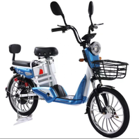 Vélo Électrique Urbain 500W Sans Balais en Acier, Batterie Plomb-Acide 48V 20AH, Grand Écran LCD Numérique, Frein à Tambour - Grande Vente