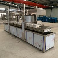 Grote continue fruit- en groentefrituurmachine met PLC-kerncomponenten, aangepaste productiecapaciteit, elektrische verwarmingsmethode