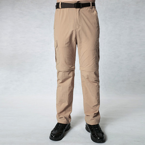 Pantaloni <span class=keywords><strong>Cargo</strong></span> da uomo leggeri da arrampicata da uomo smontabili sottili da primavera estate - Product Image 5