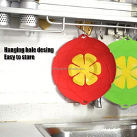 Couvre-plat anti-débordement, protection anti-débordement et anti-ébullition, couvercle de casserole en silicone multifonction, couvercles de casserole anti-éclaboussures en silicone