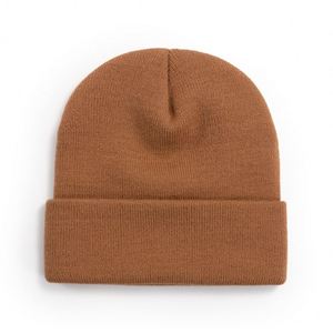 Nouveau style, logo personnalisé, unisexe, haute qualité, coupe-vent, acrylique, coton, broderie, bonnet d'hiver tricoté - Product Image 5