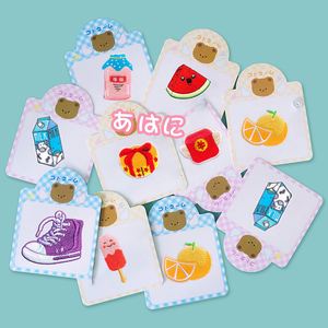 Patchs thermocollants/auto-adhésifs brodés mignons motif chaussures orange lait et sucettes glacées pastèque pour la décoration de vêtements et sacs - Product Image 3