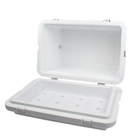 65L PP EPS PU 7 jours d'isolation Portable 65L bière Furit Snack refroidisseur boîte à lunch pour pique-nique plage glace glacière