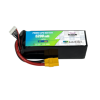 Batterie LiPo 6S 5200mAh 22.2V à décharge extrême 180C, pack léger 662g à haut débit pour Freestyle, quads 5-6 pouces et OWA-UAVs