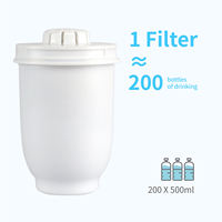 3.2L Pitcher Air Alkali Portabel untuk Rumah Bebas BPA dengan Filter Tahan Lama Sistem Filtrasi Air Ketel Pemurni Air