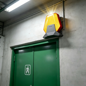 Feu <span class=keywords><strong>de</strong></span> signalisation clignotant LED <span class=keywords><strong>pour</strong></span> portail automatique, porte coulissante, porte à enroulement, lumière d'avertissement <span class=keywords><strong>de</strong></span> <span class=keywords><strong>sécurité</strong></span> AC DC 12-265V - Product Image 4