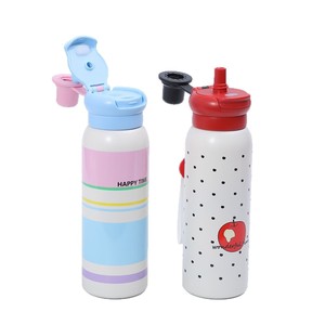 Stainless Steel Insulated Cup 316 With Carrying Strap Double Drink Lid For Children Camping Outdoor Use - Product Image 3