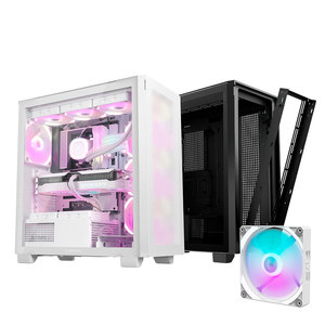 Gabinete Gaming ATX SUITMASTER M3000 WH con 1 Ventilador ARGB de 140 mm, Radiador Superior de 360 mm, USB 3.0 Tipo-C, Cristal Templado y Panel Frontal de Malla, Torre Media - Product Image 2