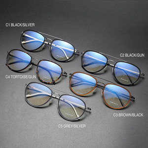 Osicare my1004 cao cấp cổ điển hỗn hợp screwless ĐÔI CẦU quang học Retro Eyewear glass Kính quang học Khung kính - Product Image 3