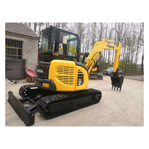 Miniexcavadora compacta en buen estado a precio asequible para uso doméstico, microexcavadora usada Komatsu pc55 a la venta en China - Product Image 1