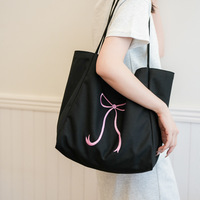 Mode surdimensionné sac fourre-tout toile coton toile Double face sac à bandoulière logo personnalisé sac à provisions