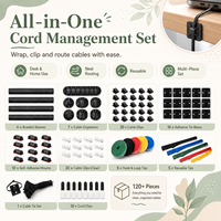 Kit de gestion de câbles industriels robustes, organisateur ignifuge de qualité ingénierie à haute résistance pour rack de serveur et studio