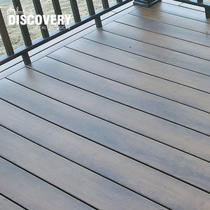 Planches de terrasse en composite WPC de 2e génération, surface en bois grainé ignifuge, différentes tailles, pour jardin extérieur, balcon - Product Image 1