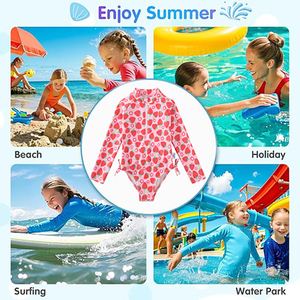 Maillot de bain d'entraînement pour bébé fille Babyland, protection UV UPF50+, maillots de bain pour enfants, ensemble personnalisé une pièce, maillot de bain pour enfants - Product Image 5
