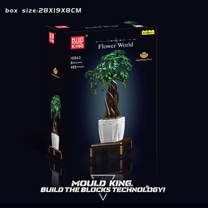 Mould King 10063S 905 Uds flor Serie dinero árbol bonsái ornamento modelo de bloques de construcción juguete educativo técnico regalo de Festival - Product Image 6