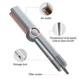 Dual <strong>Ceramic</strong> Air <strong>Hair</strong> <strong>Straightener</strong> and Styler Wet and Dry Hot Air Dryer for Beauty &amp; Personal Care - Product Image 2