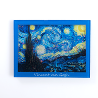 Aimant de réfrigérateur en acrylique, forme 3D, avec sable mouvant liquide, scène urbaine, création culturelle, cadeau promotionnel d'entreprise, en gros, haute qualité