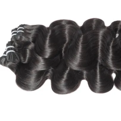 Provide Sample Cheap 8-40 inch 100% Double Drawn Indian Human Hair Extension Bundle Supplier Brazilian Human Hair Wholesale