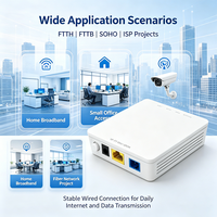Modul Optik Gigabit XPON ONU Kelas B+ Konektor SC/UPC Transmisi 20KM Rasio Pembagian 1:64 Jaringan Fiber Rumah Kantor SOHO