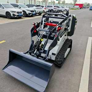 Un petit chargeur coulissant multifonctionnel monté sur chenilles adapté à la démolition intérieure sur les chantiers de construction - Product Image 1