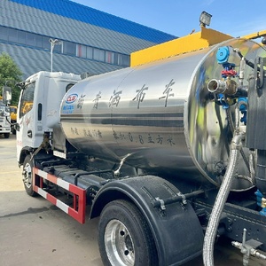 Camion pulvérisateur intelligent de bitume Dongfeng 6CBM, pulvérisateur d'asphalte chaud avec pompe et moteur - Product Image 5