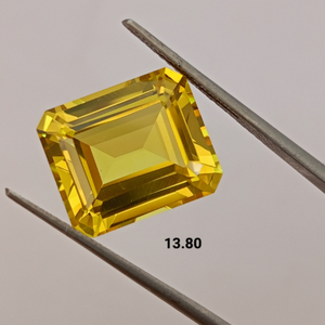 Zafiro Amarillo Cultivado en Laboratorio, Gema Suelta de Calidad Premium, Múltiples Formas, Claridad Brillante, Piedra Facetada para Joyería - Product Image 2