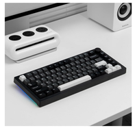 Clavier Akko 5075 V3 75% Gasket Tri-mode RGB Hot-Swappable avec batterie 10000mAh pour le gaming et le bureau