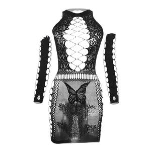 ملابس داخلية نسائية بتصميم أميري مع أشرطة كتف من الدانتيل - تحكم خفيف بنسيج شبكي - Product Image 3