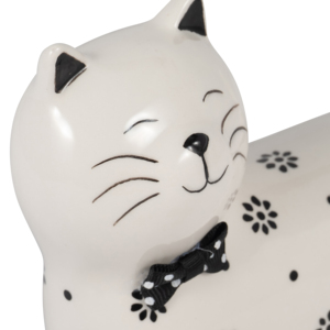 Moderna Statuetta di Gatto Margherita in Ceramica, Ornamento Decorativo per Casa, Bagno, Ufficio, Soggiorno - Product Image 5