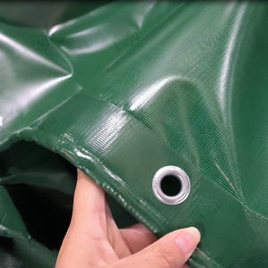 LVJU rivestito teloni per camion copertura telone vinile <span class=keywords><strong>Pvc</strong></span> Heavy Duty rinforzato 1000d 18oz tessuto - Product Image 4