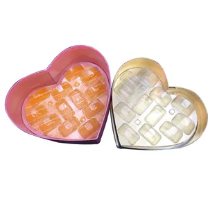 Kingwin High Quality Heart Shaped Pink Macaron Box Chocolate Paper Boxes