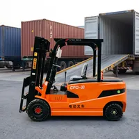 Chariot élévateur électrique à batterie à quatre roues certifié CE 2000 kg pour les travaux en usine, au port et en entrepôt intérieur