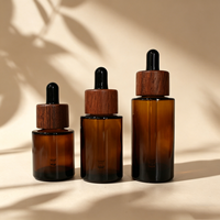 Boîtes et flacons d'emballage pour huile à barbe essentielle format compact, flacons en verre pour huile fine 15ml 20ml 30ml 50ml, emballage de flacons d'huile capillaire pour la repousse