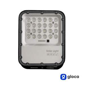 Reflector LED Solar para Exteriores Gloca de 50W con Panel y Control Remoto, Cuerpo de Plástico de Montaje Superficial, Garantía de 3 Años - Product Image 4